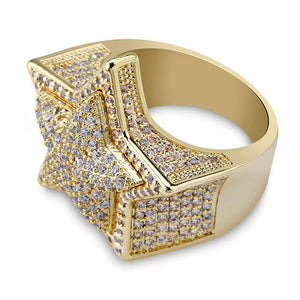 Bague CHEVALIERE BLING STAR